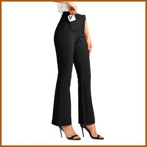 Yoga Dress Pants Bootcut Stretch Work Slacks Office Pants 4 Pockets